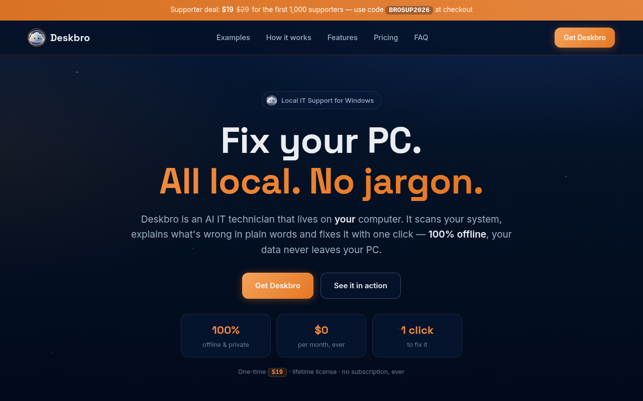 Deskbro — AI IT Support